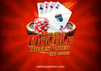 Hình ảnh minh họa trò chơi Double Double Bonus Poker 100 Hand tại medusa game